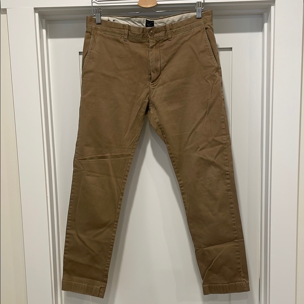 J. Crew Brown Chino Pants Slim Fit